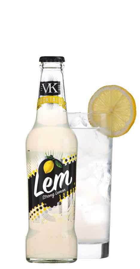 レモンのボトルカクテル
